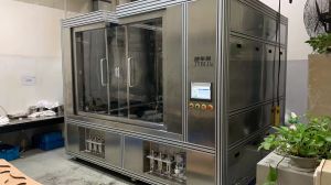 某柴油发动机厂购买我司清洁度检测设备